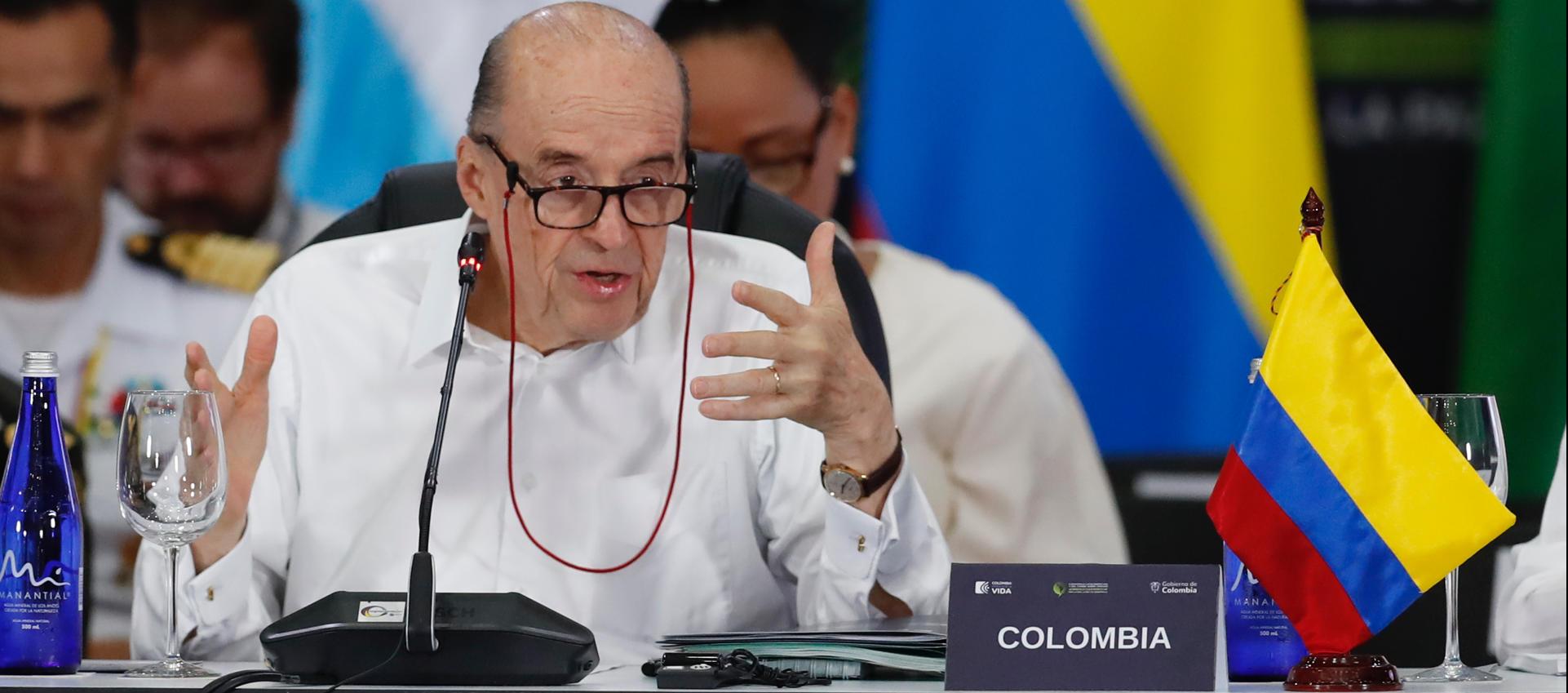 Álvaro Leyva Durán, canciller de Colombia.