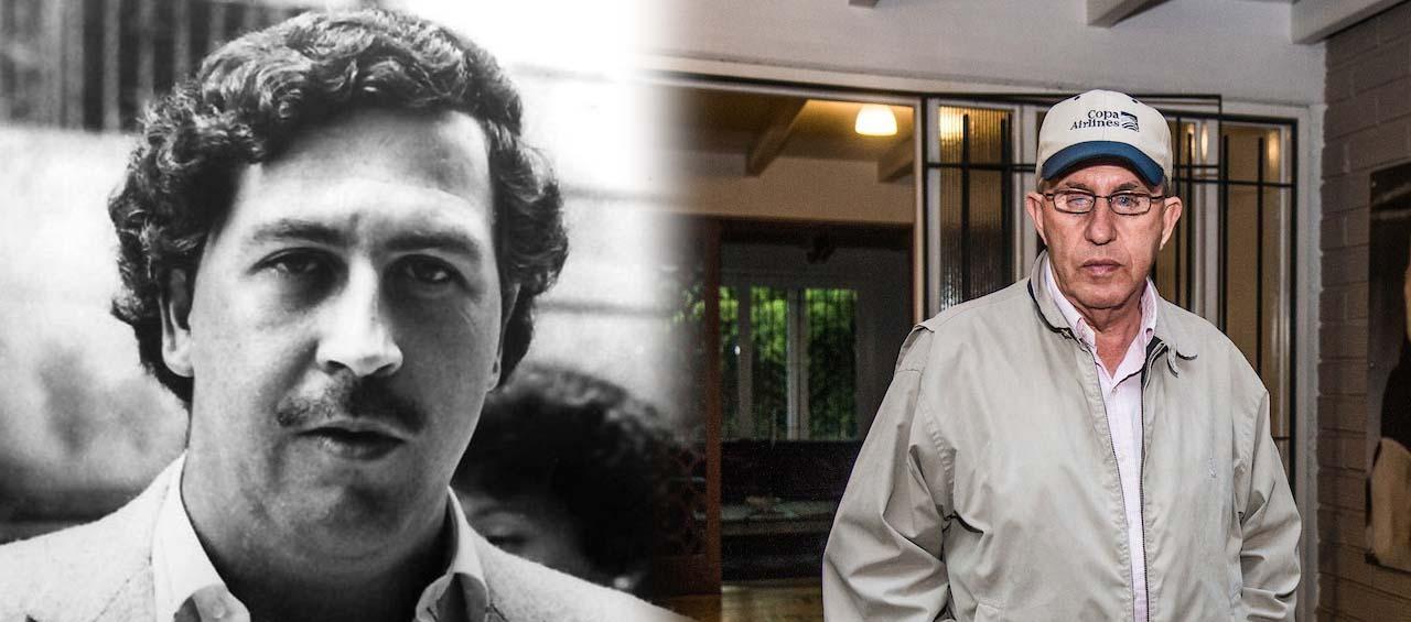 Pablo Emilio Escobar Gaviria y su hermano Roberto, cabecillas del Cartel de Medellín.