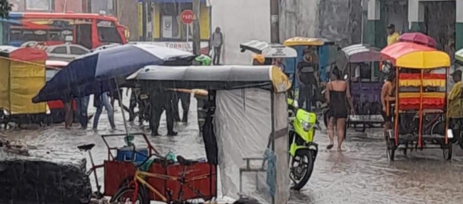 Lugar donde se cometió el crimen en el barrio San Roque. 