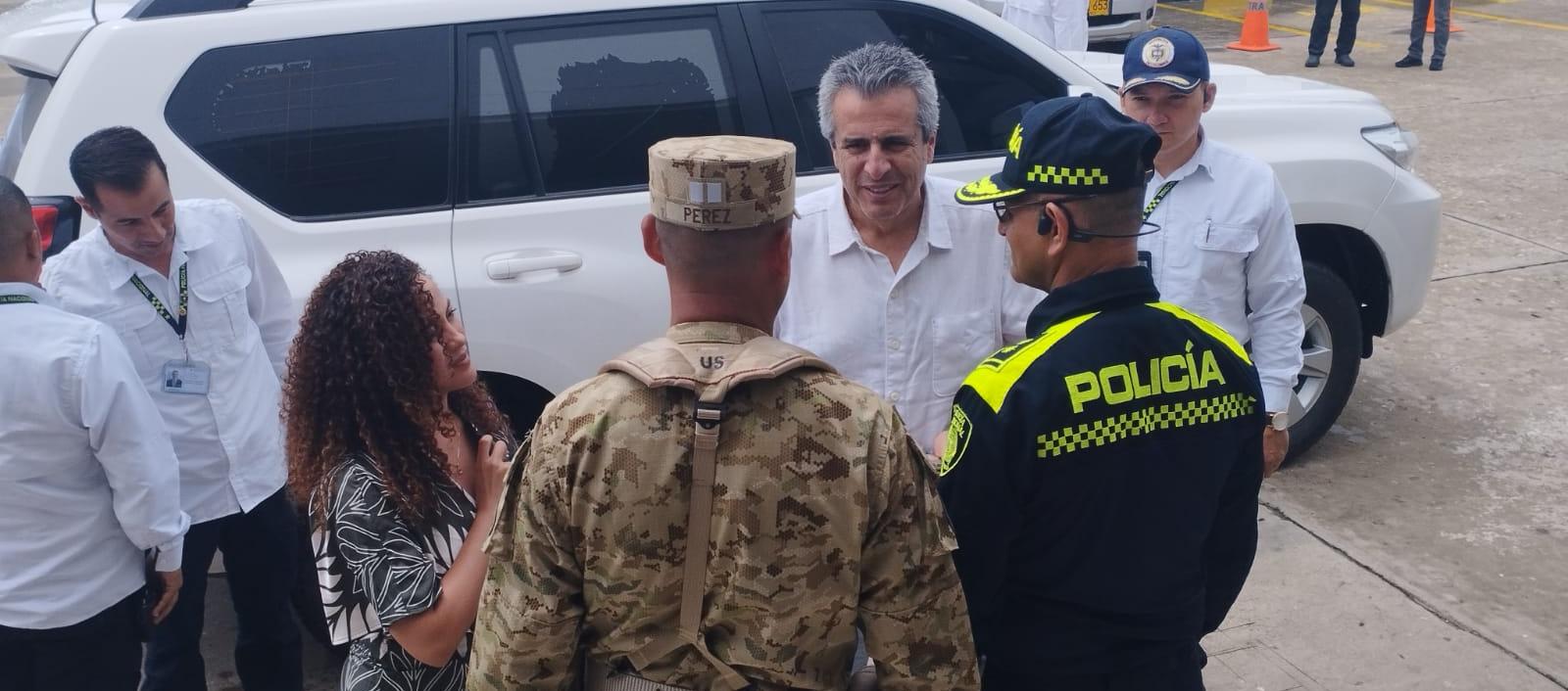 Luis Fernando Velasco, Ministro del Interior, en Barranquilla.