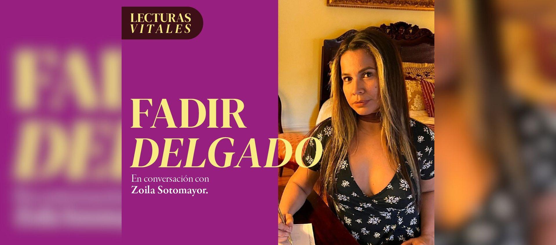 Fadir Delgado, poeta barranquillera.