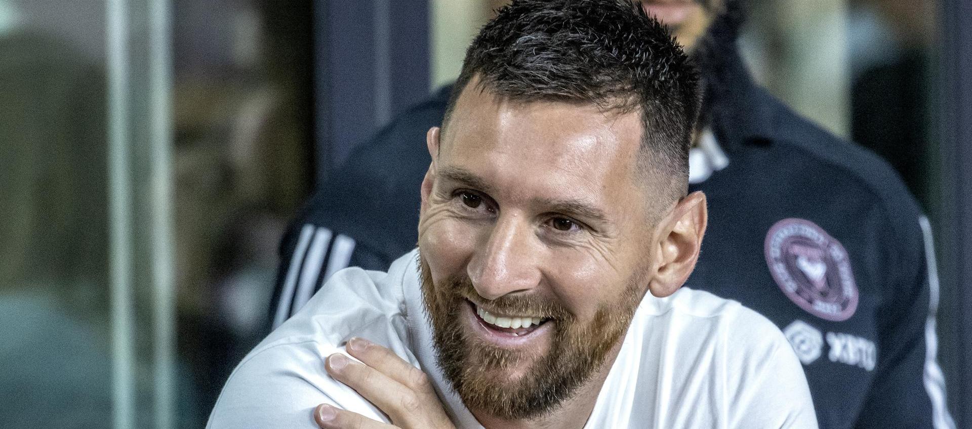 Lionel Messi en el más reciente partido del Inter Miami.