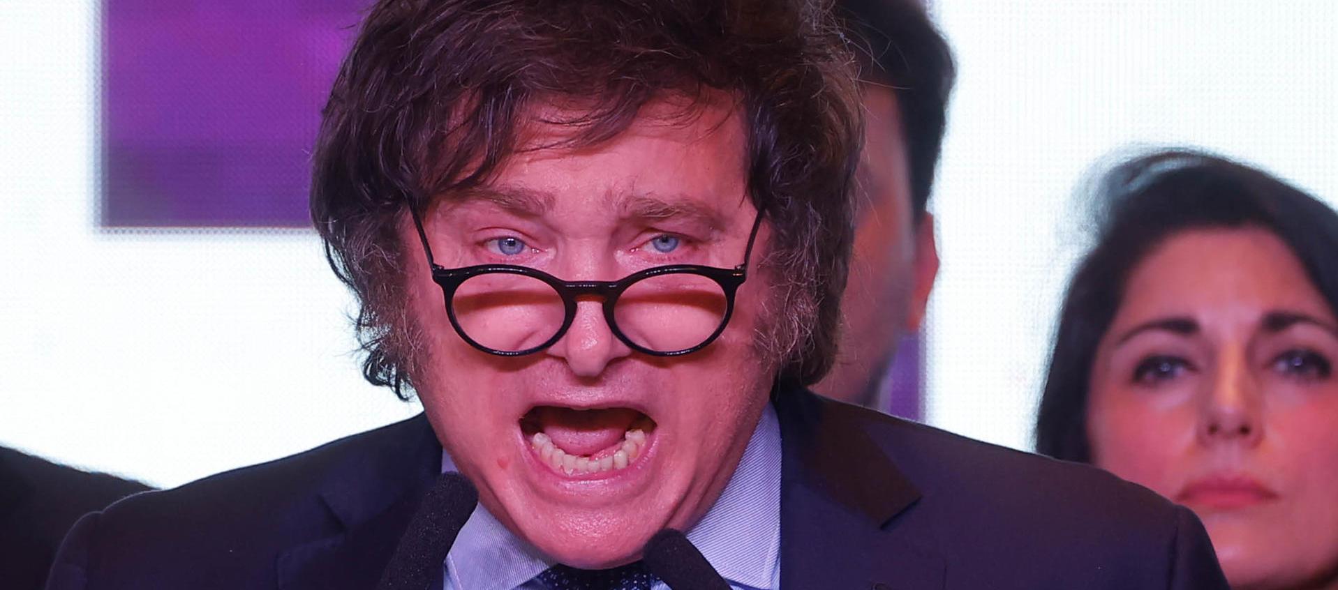 El ultraderechista Javier Milei, candidato a la Presidencia de Argentina