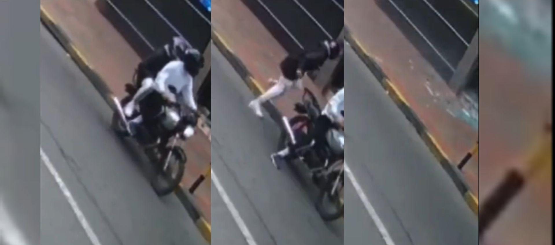 Motorizados lanzaron granada en motel de Bogotá.