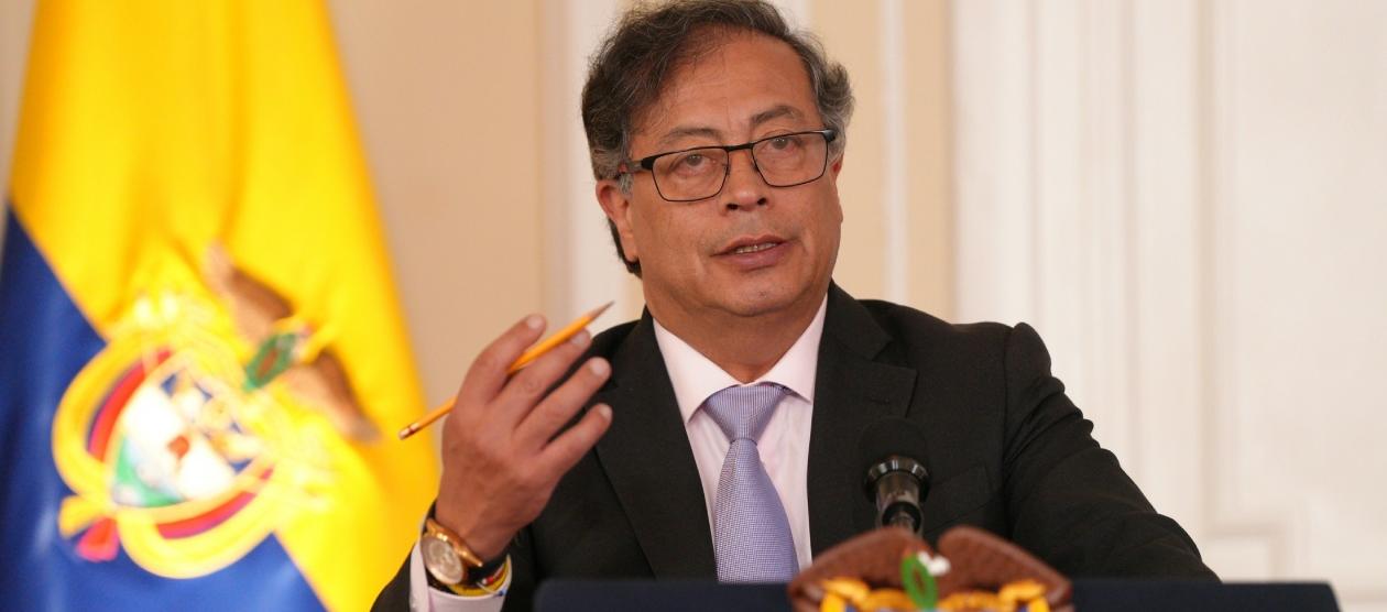 El Presidente Gustavo Petro.