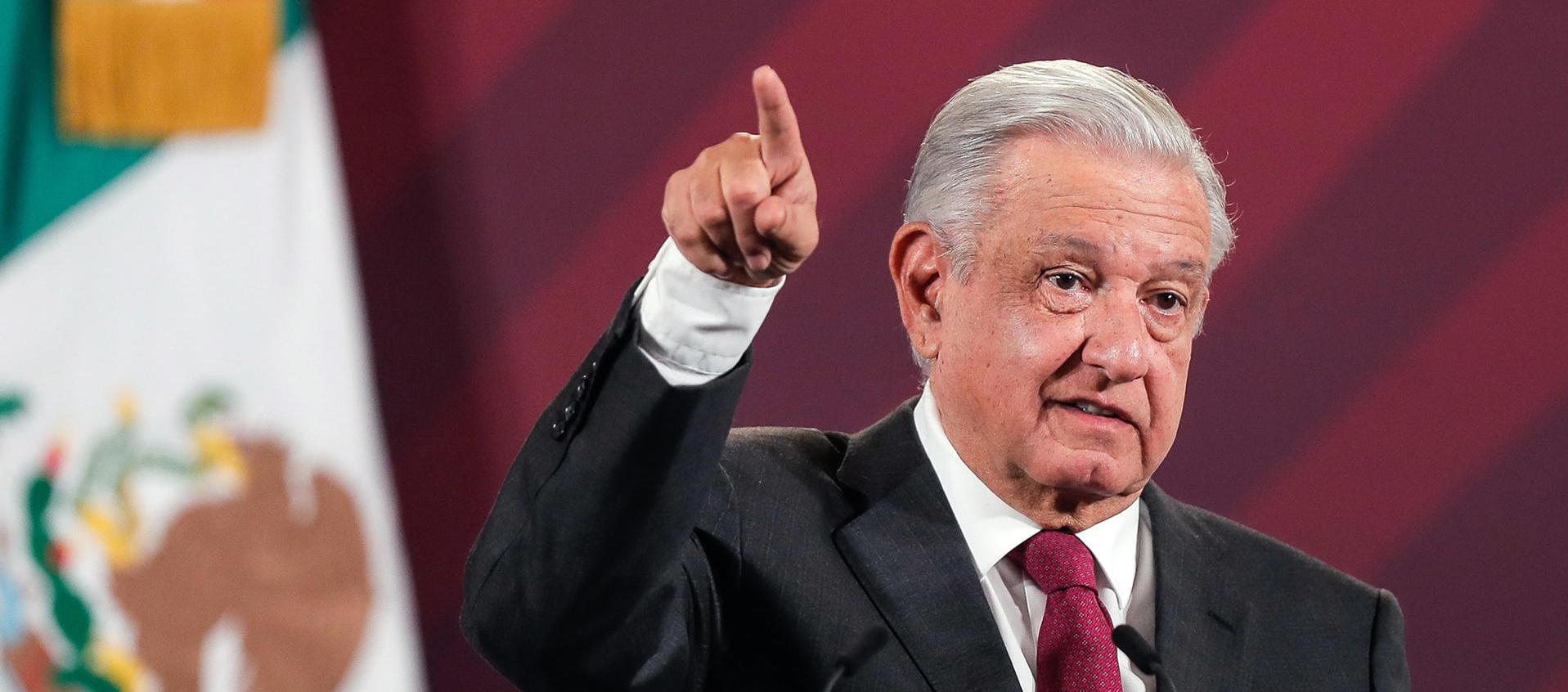 Presidente mexicano Andrés Manuel López Obrador. 