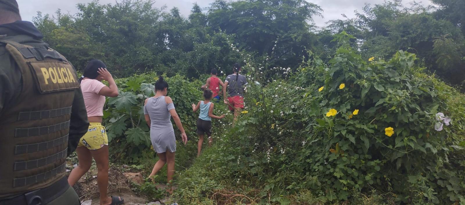 Lugar en el que fue encontrado el cadáver.