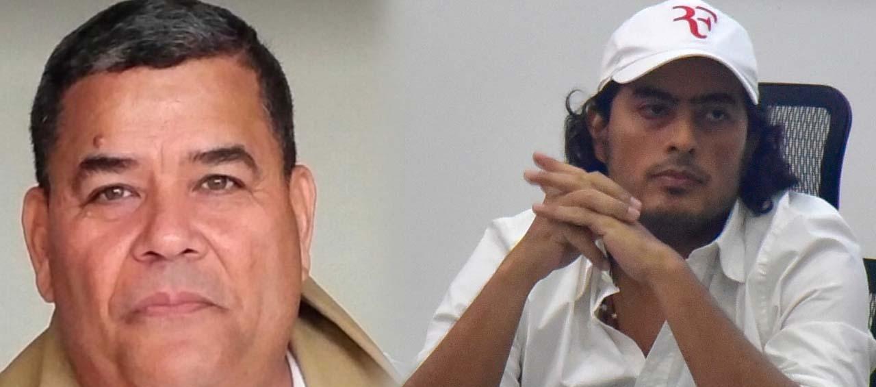 Samuel 'Santa' Lopesierra, 'El Hombre Marlboro' y Nicolás Petro Burgos.