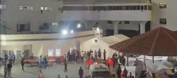 Imagen del Hospital Shifa de Gaza.