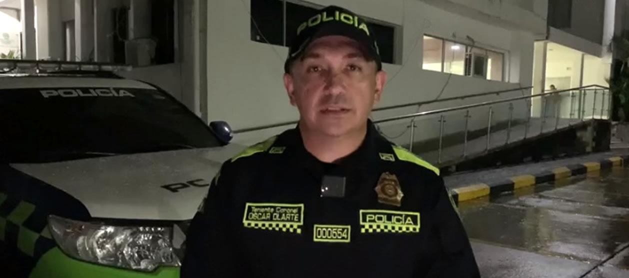 Teniente Coronel Óscar Olarte. 