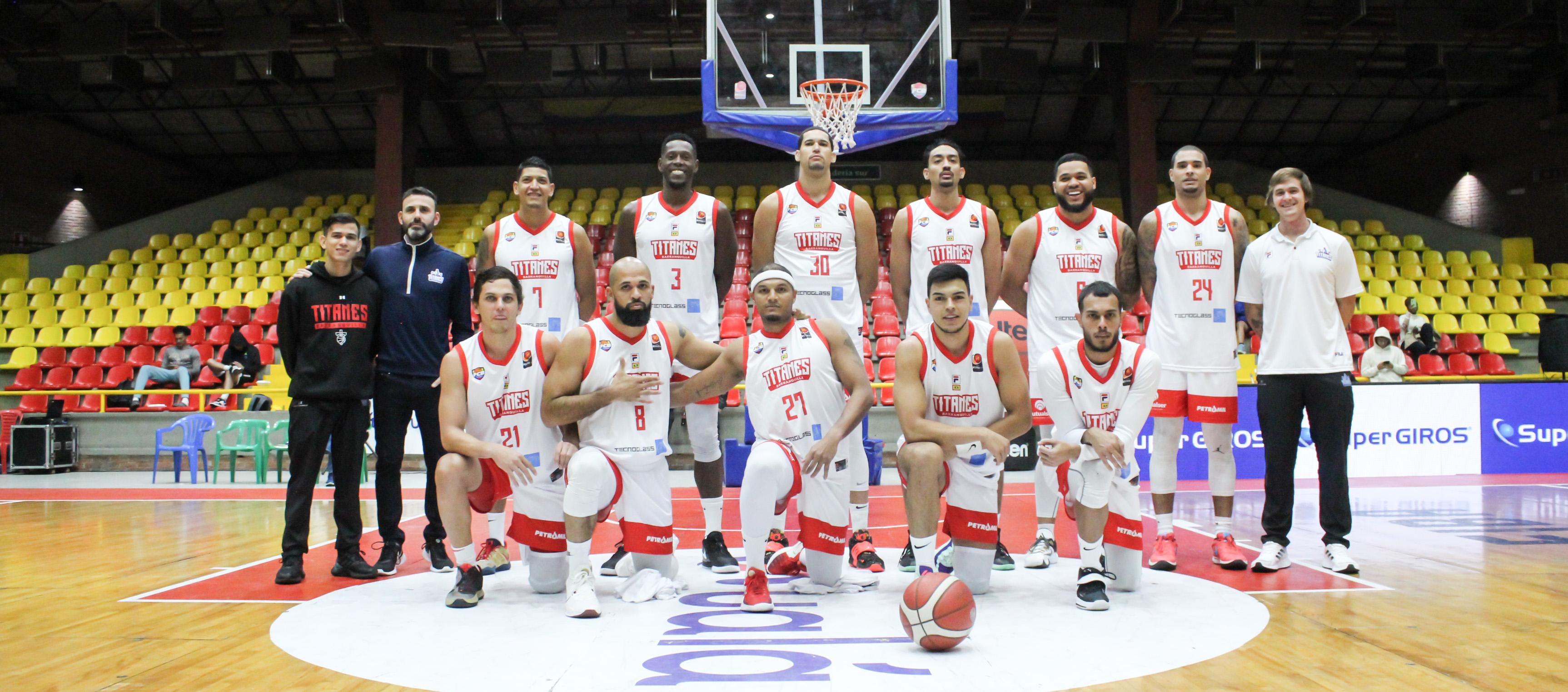 Titanes de Barranquilla en su más reciente partido de liga.