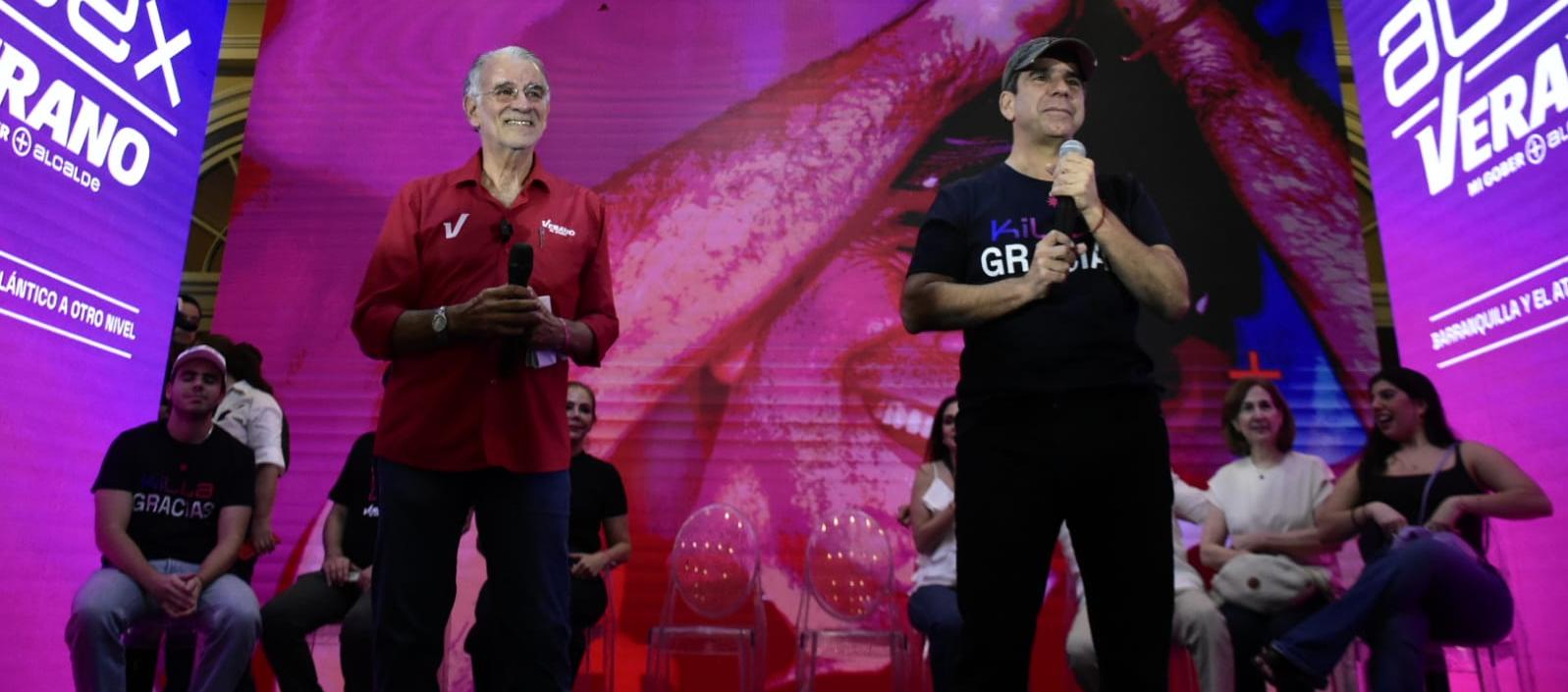 Eduardo Verano y Alex Char.