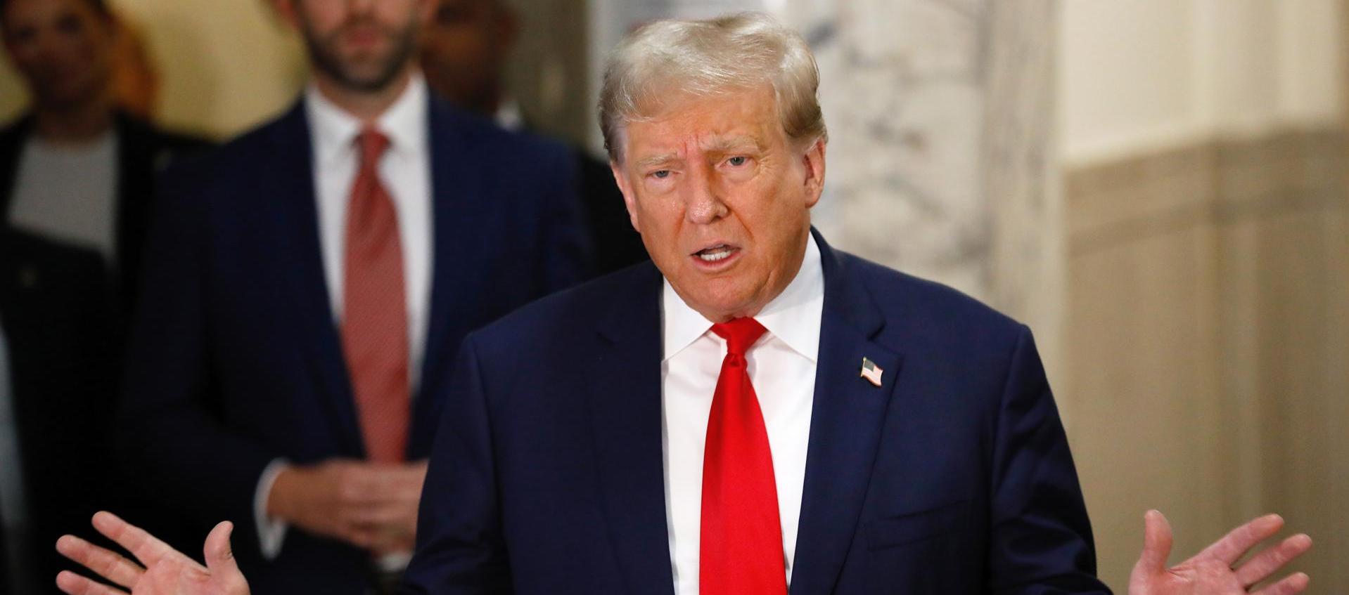 Donald Trump, expresidente de los Estados Unidos.