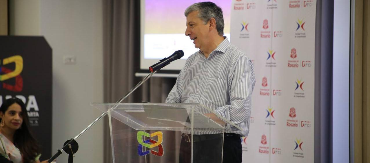 Alejandro Cheyne, rector de la Universidad del Rosario.