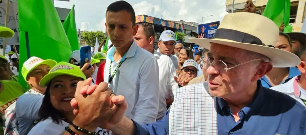 El expresidente Álvaro Uribe.