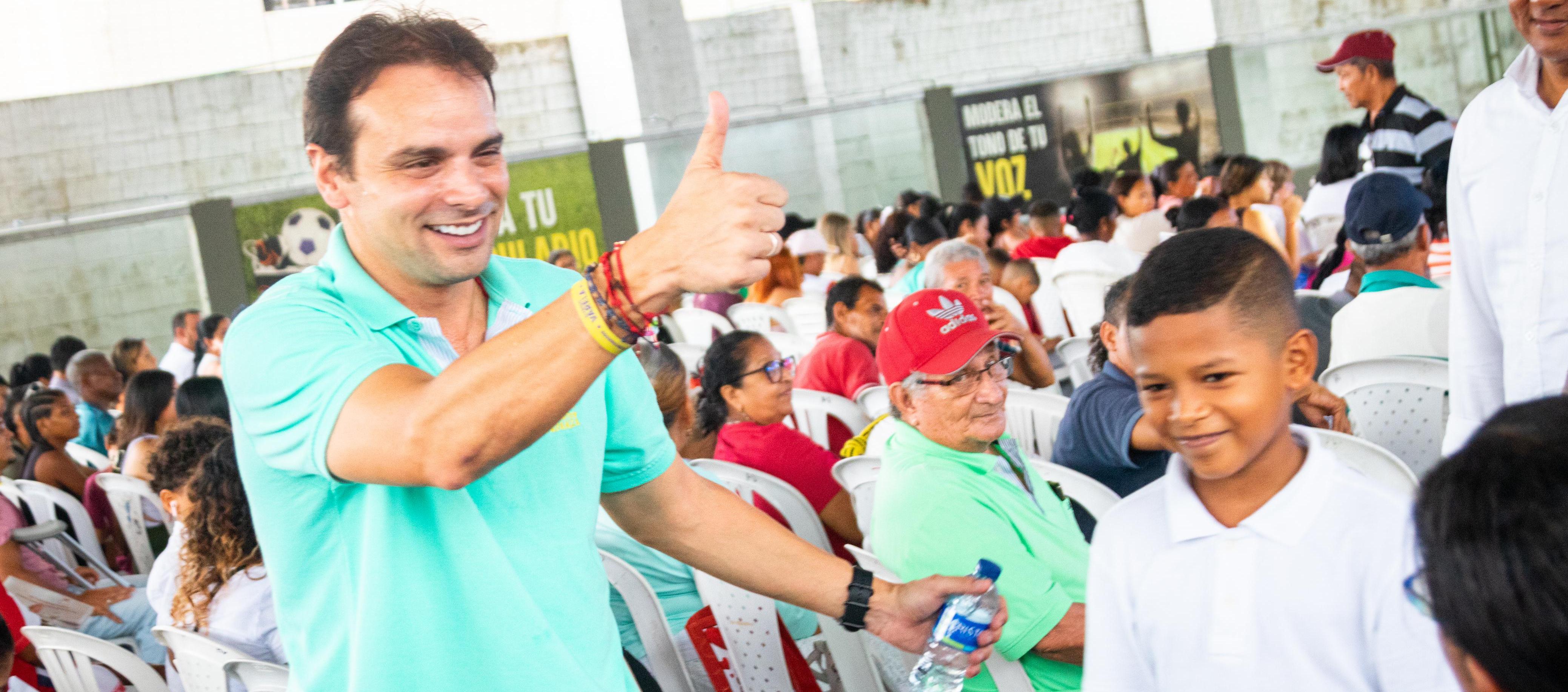 El candidato a la Gobernación, Alfredo Varela.