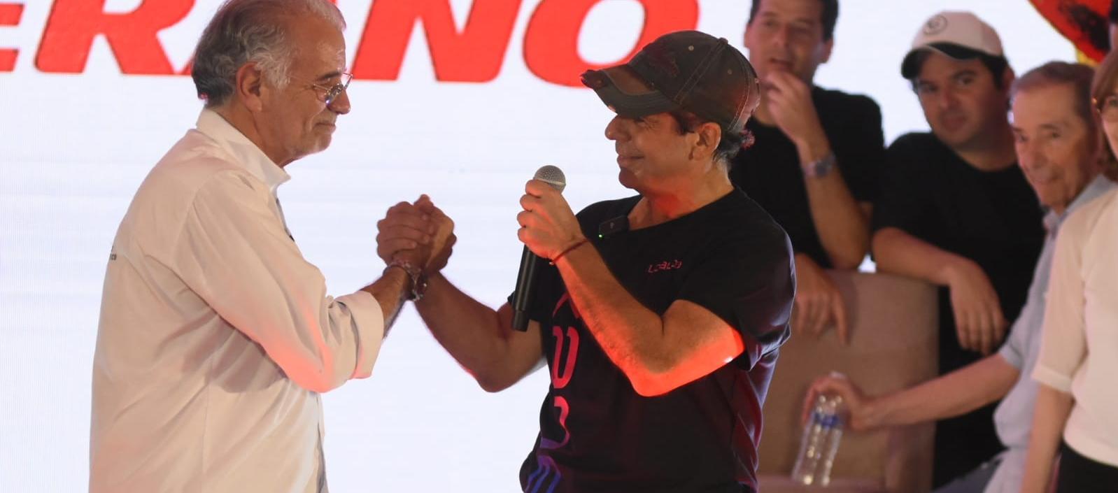 Eduardo Verano, candidato a la Gobernación, y Alex Char, aspirante a la Alcaldía de Baranquilla