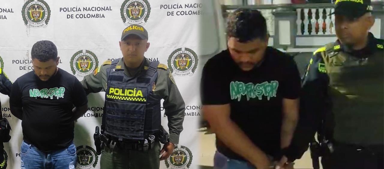 Captura de William Andrés Pérez Valera, presunto atracador de supermercados en Soledad.