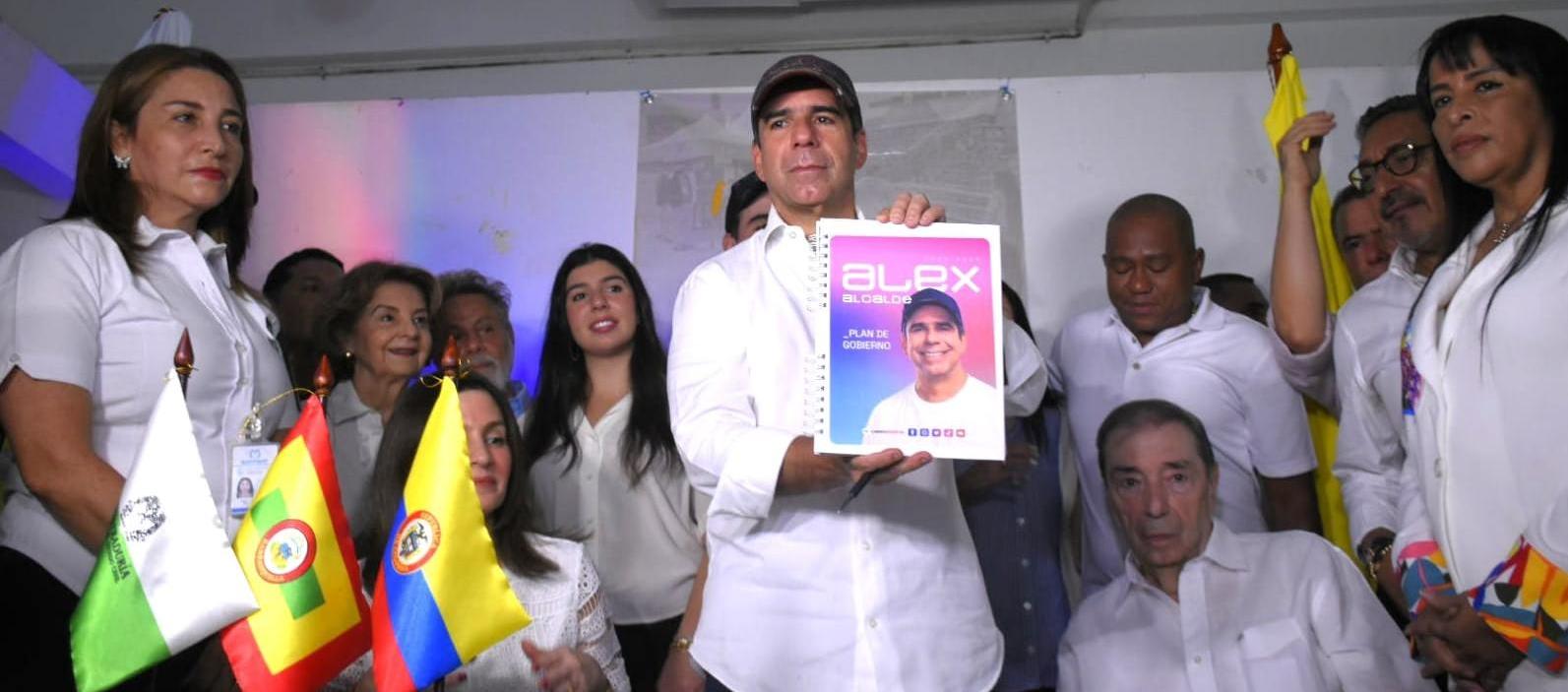 Alejandro Char Chaljub inscribió su candidatura a la Alcaldía de Barranquila por Cambio Radical