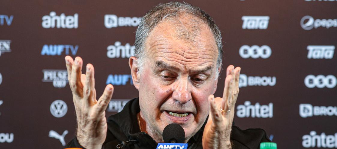 El argentino Marcelo Bielsa, seleccionador de Uruguay. 