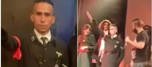 El hombre vestido de nazi ganó el concurso de Halloween