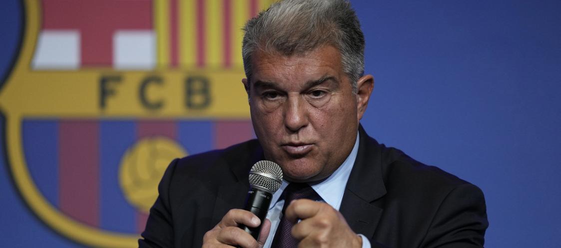 Joan Laporta, presidente del Barcelona. 