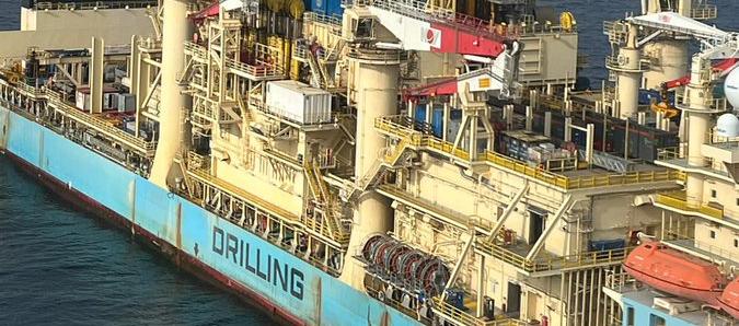 Embarcación perteneciente a la empresa Ecopetrol.