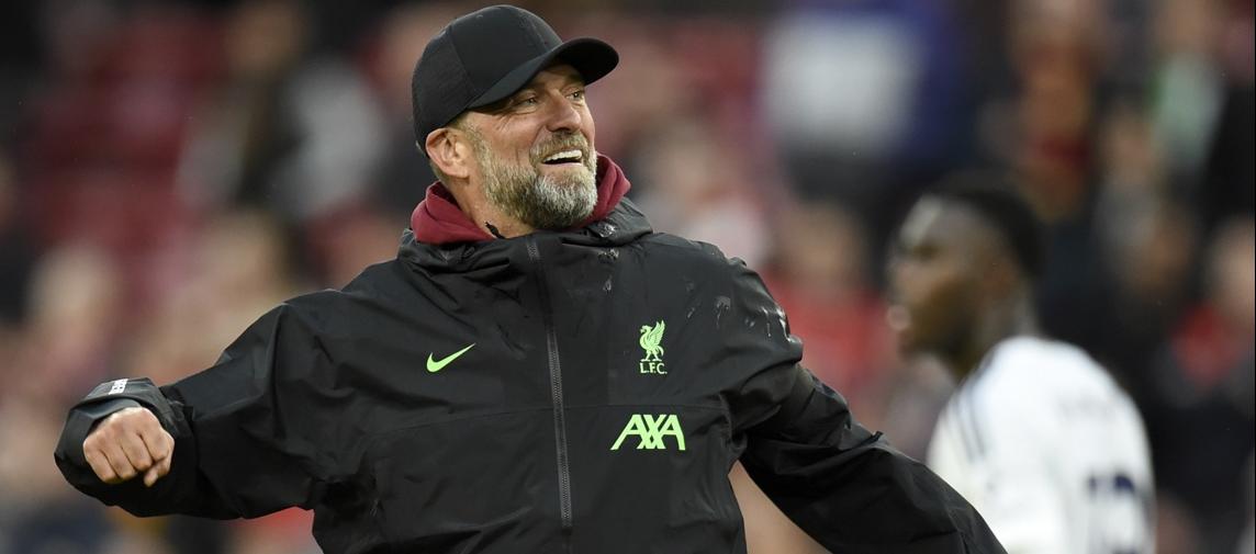 Jürgen Klopp, entrenador del Liverpool durante el partido contra el Nottingham Forest. 