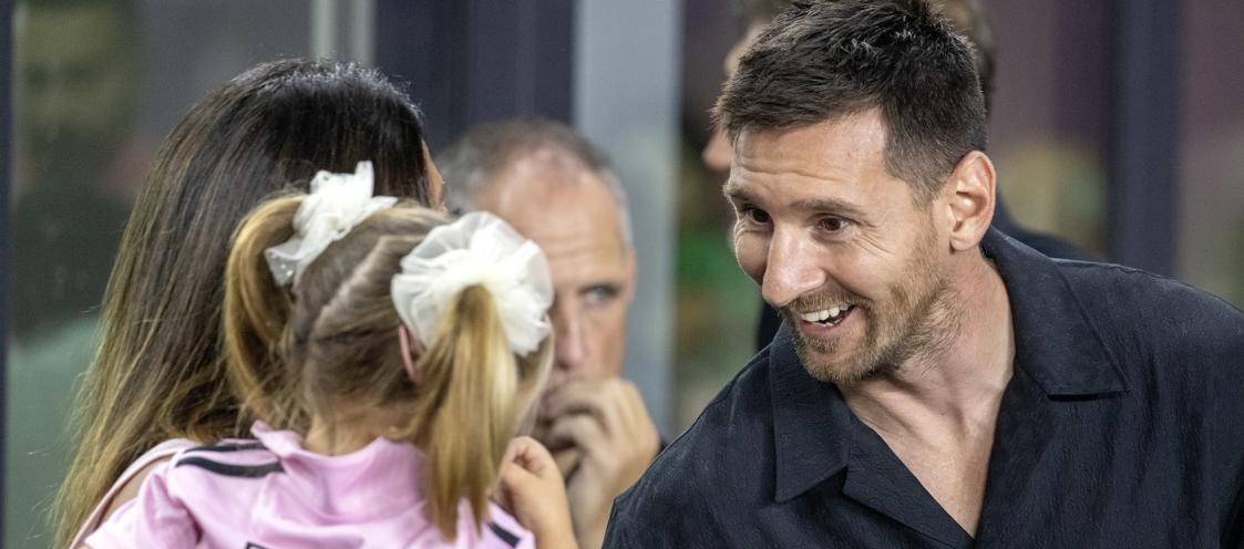 Lionel Messi con su esposa Antonella Roccuzzo.