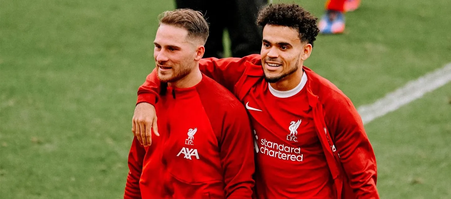 Alexis Mac Allister y Luis Díaz han hecho una gran amistad en el Liverpool.