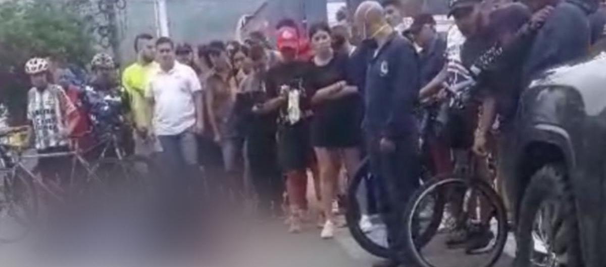 Sitio de la masacre.