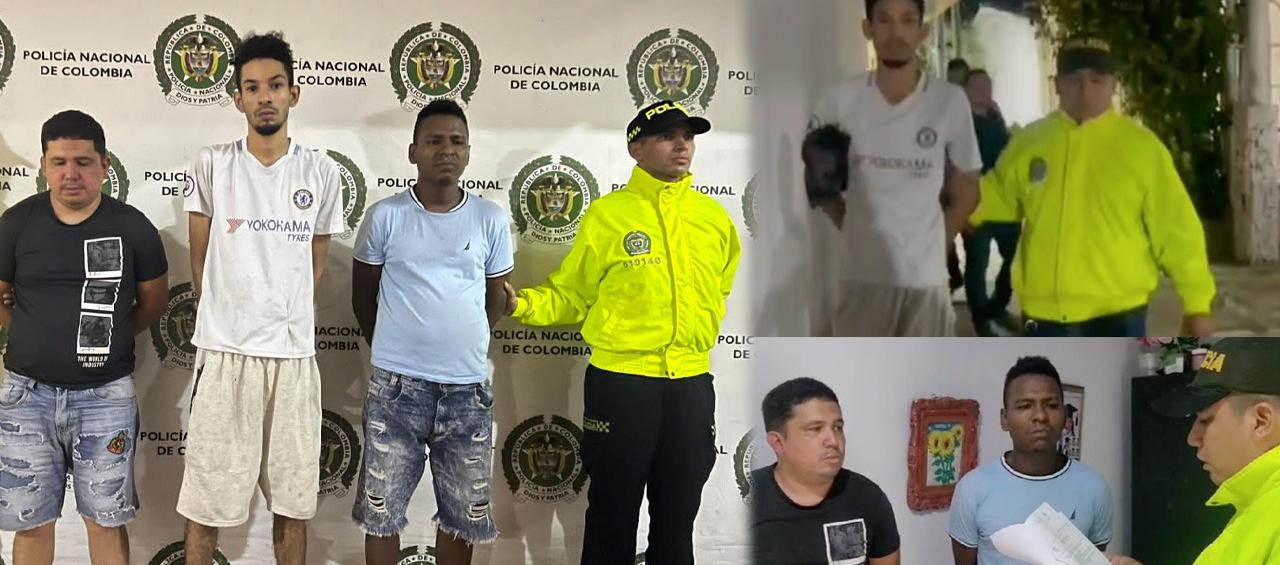 Capturados por robo de motocarros y motos en Soledad.