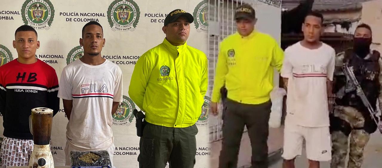 Capturan a dos presuntos 'Costeños' en Soledad.