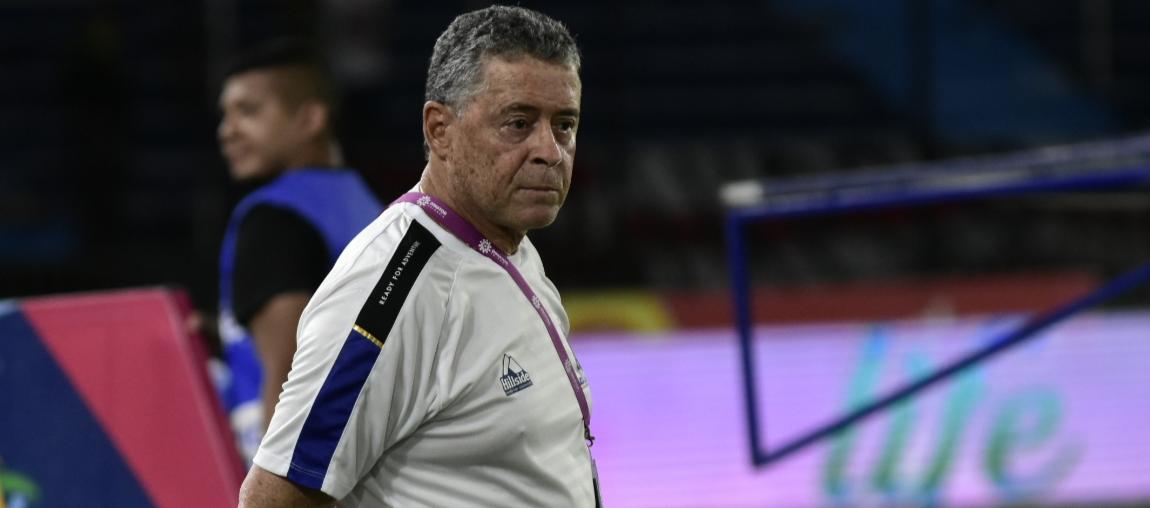 Pedro Sarmiento, técnico saliente del Once Caldas. 