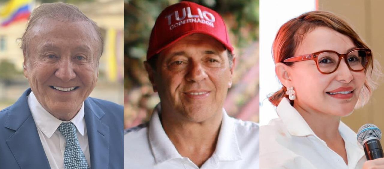 Rodolfo Hernández, Tulio Gómez y Patricia Caicedo, tres inhabilitados que figuraban en el tarjetón.