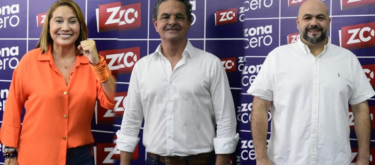 Verónica Patiño, Raymundo Marenco y Luis Enrique Guzmán