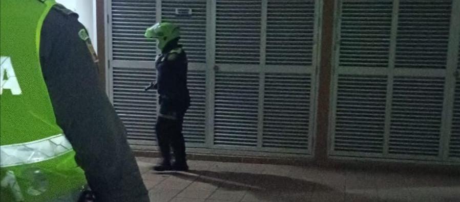 Barrio Betania, lugar donde quedó tendido el hombre.