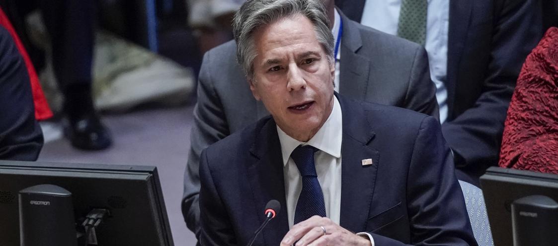 El secretario de Estado estadounidense, Antony Blinken.