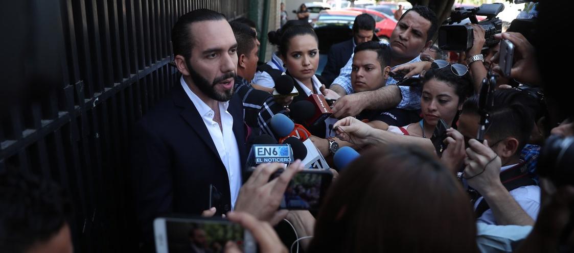 El presidente de El Salvador, Nayib Bukele.