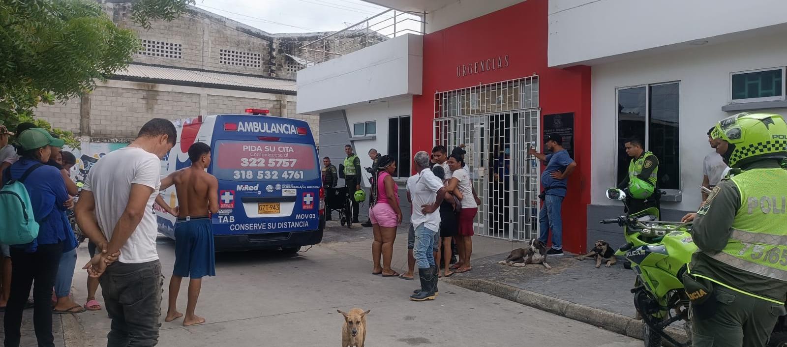 Camino El Pueblo a donde fueron llevadas las tres víctimas del ataque sicarial.