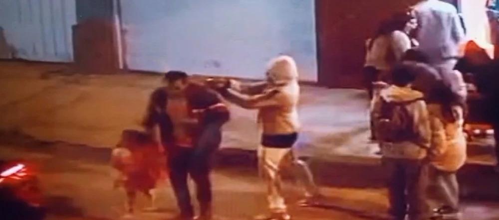 Momento del homicidio.