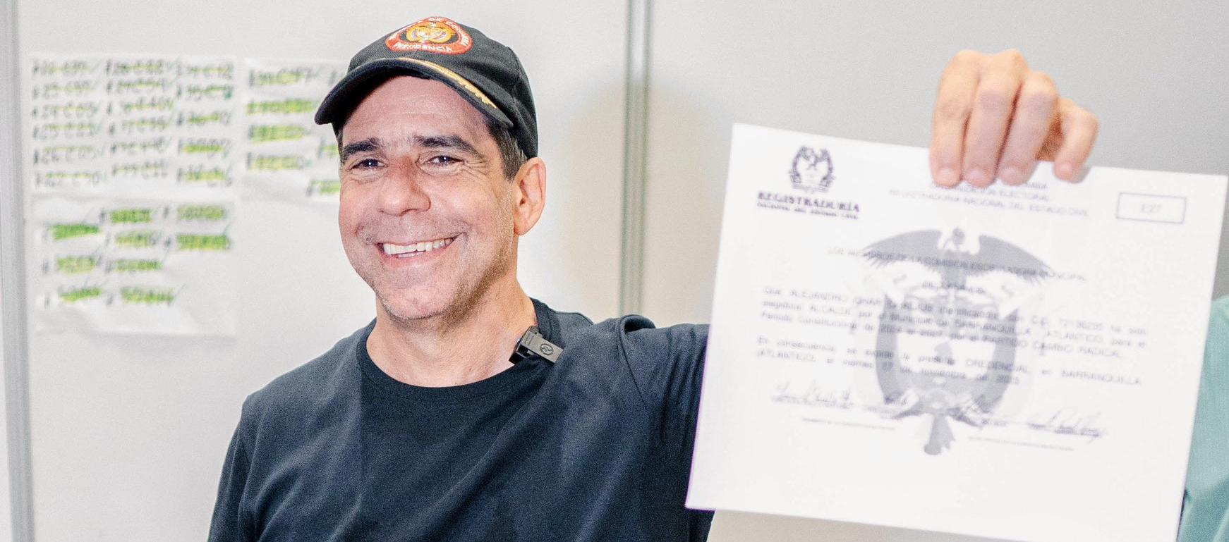 El Alcalde electo de Barranquilla, Alex Char.