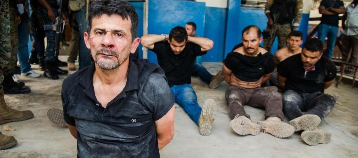 Algunos de los colombianos presos en Haití sindicados del magnicidio.