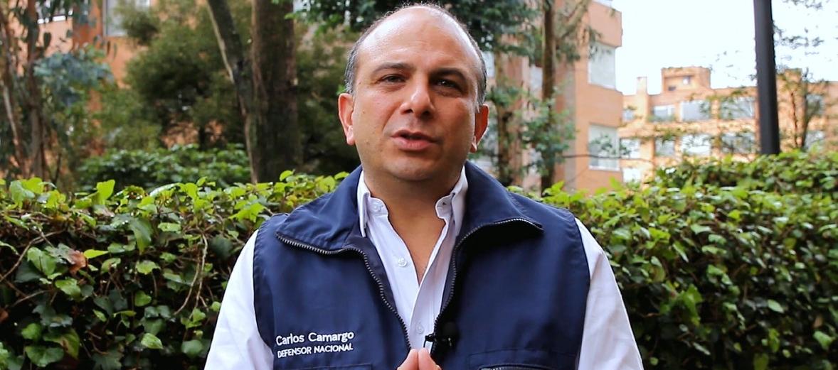 El Defensor del Pueblo, Carlos Camargo.