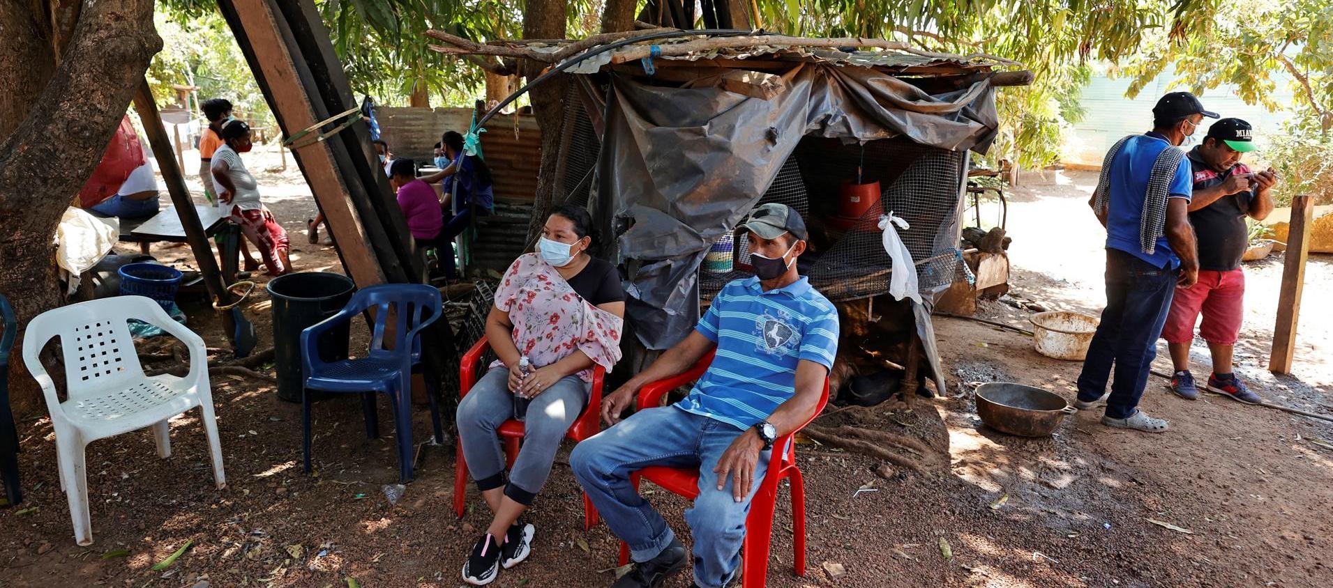 Desplazados por la violencia en la frontera colombo-venezolana.