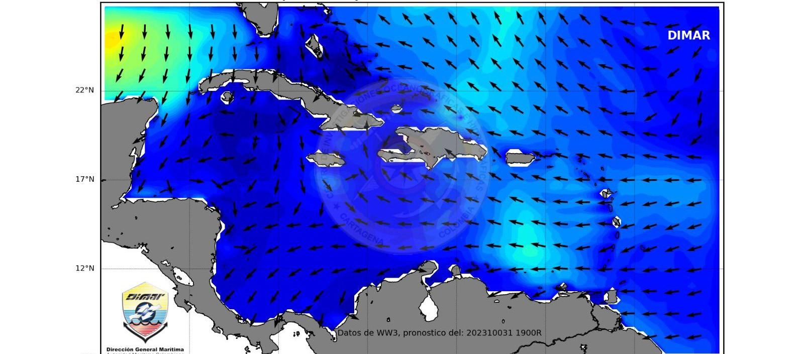 Reporte entregado por la Dirección General Marítima y Portuaria del Ministerio de Defensa.