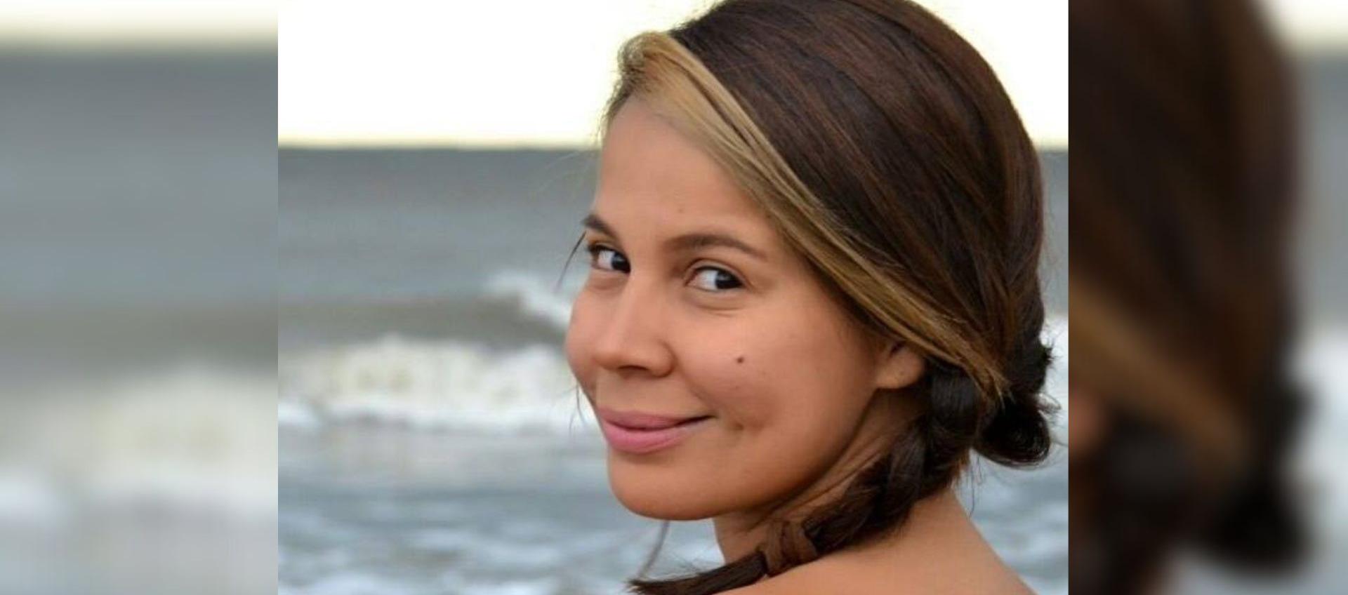 La poeta Fadir Delgado.