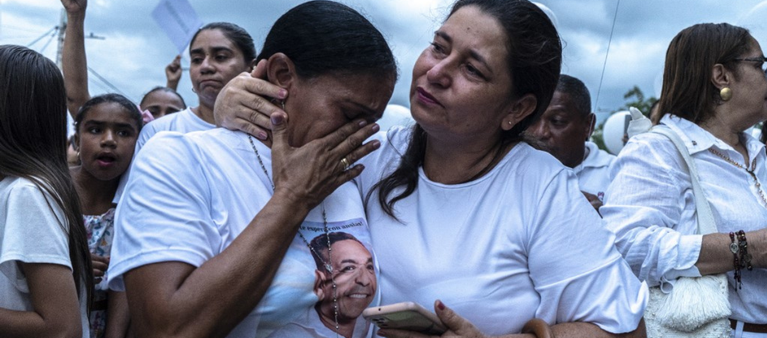 Familiares del padre de Luis Díaz.