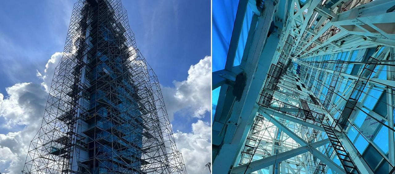 El faro de Puerto Colombia.