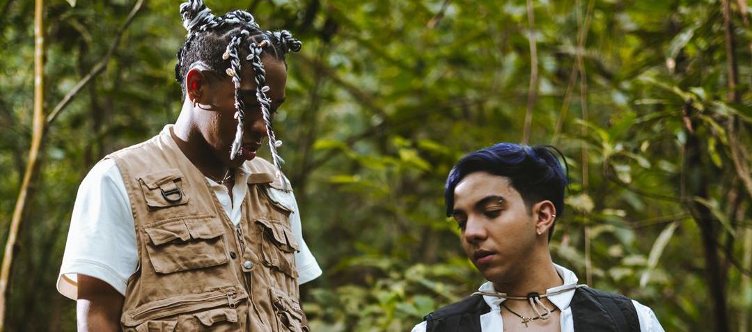 El artista Fifty y Jøel.